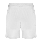 Calções desportivos de poliéster 100% para crianças 140 g/m2 Roly cor branco segunda vista traseira