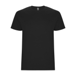 T-shirt 100% de algodão de malha para homem 190 g/m2 Roly cor preto