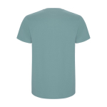 T-shirt 100% de algodão de malha para homem 190 g/m2 Roly cor água-marinha segunda vista traseira
