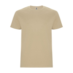 T-shirt 100% de algodão de malha para homem 190 g/m2 Roly cor areia