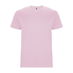 T-shirt 100% de algodão de malha para homem 190 g/m2 Roly cor cor-de-rosa claro