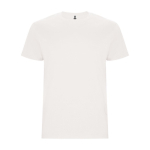 T-shirt 100% de algodão de malha para homem 190 g/m2 Roly cor branco-sujo