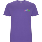 T-shirt 100% de algodão de malha para crianças 190 g/m2 Roly vista impressão serigrafia