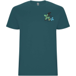 T-shirt 100% de algodão de malha para crianças 190 g/m2 Roly vista impressão serigrafia