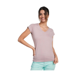 T-shirt 100% de algodão de malha para mulher 155 g/m2 Roly imagem de estilo de vida