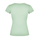 T-shirt 100% de algodão de malha para mulher 155 g/m2 Roly segunda vista traseira