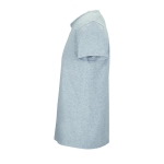 T-shirt unissexo de algodão com gola redonda SOL'S Crusader 150 g/m2 cor cinzento mesclado vista lateral