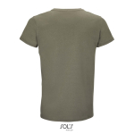 T-shirt unissexo de algodão com gola redonda SOL'S Crusader 150 g/m2 cor verde militar vista traseira
