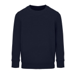 Camisola algodão, poliéster reciclado, crianças SOL'S Columbia 280 g/m2 cor azul-marinho