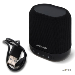 Colunas Bluetooth personalizadas pretas pequenas portáteis, forma cubo cor preto segunda vista
