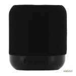 Colunas Bluetooth personalizadas pretas pequenas portáteis, forma cubo cor preto quinta vista