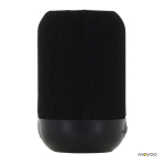 Colunas Bluetooth personalizadas pretas pequenas portáteis, forma cubo cor preto sexta vista