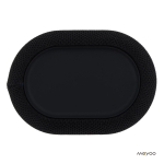 Colunas Bluetooth personalizadas pretas pequenas portáteis, forma cubo cor preto sétima vista