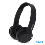 Auscultadores dobráveis com botão Bass Boost marca Philips cor preto