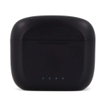 Auriculares sem fios ergonómicos em estojo personalizável cor preto segunda vista