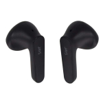 Auriculares sem fios ergonómicos em estojo personalizável cor preto sétima vista