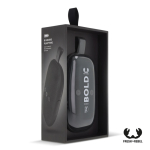 Colunas portáteis ovais resistentes à água Fresh 'n Rebel Rockbox Bold X cor cinzento-escuro nona vista