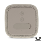 Colunas portáteis quadradas resistentes à água Fresh 'n Rebel Rockbox Bold S cor bege quarta vista