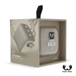 Colunas portáteis quadradas resistentes à água Fresh 'n Rebel Rockbox Bold S cor bege sétima vista