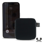 Colunas portáteis quadradas resistentes à água Fresh 'n Rebel Rockbox Bold S cor cinzento-escuro sexta vista