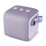 Colunas portáteis quadradas resistentes à água Fresh 'n Rebel Rockbox Bold S cor lilás