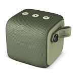 Colunas portáteis quadradas resistentes à água Fresh 'n Rebel Rockbox Bold S cor verde oliva
