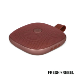 Colunas portáteis quadradas resistentes à água Fresh 'n Rebel Rockbox Bold cor mogno