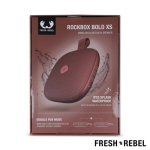 Colunas portáteis quadradas resistentes à água Fresh 'n Rebel Rockbox Bold cor mogno sétima vista