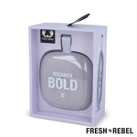 Colunas portáteis quadradas resistentes à água Fresh 'n Rebel Rockbox Bold cor lilás quinta vista