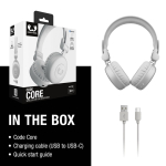 Auscultadores sem fios com mãos-livres Fresh 'n Rebel Code Core cor cinzento-claro sétima vista