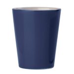 Caneca de cerâmica com pega triangular colorida feita na UE 270 ml cor azul-escuro terceira vista