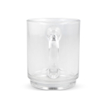 Caneca de vidro resistente ao calor para o chá, capacidade de 260 ml cor transparente quarta vista