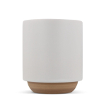 Caneca com elegante design finlandês na parte inferior 300 ml cor branco terceira vista