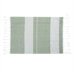 Toalha de algodão orgânico tipo hammam em várias cores 50 x 70 cm cor verde