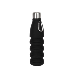 Garrafa de silicone sem BPA dobrável com mosquetão 550 ml vista principal