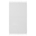 Toalha de algodão reciclado tipo hammam em várias cores 150 x 90 cm cor cinzento-claro terceira vista