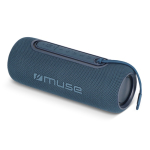 Colunas de forma cilíndrica resistentes à água e detalhes LED cor azul-escuro