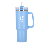 Copos térmicos personalizados grandes, aço inoxidável, palhinha 1,2 L vista principal
