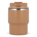 Copo takeaway de parede dupla compatível com cafeteiras 280 ml cor castanho terceira vista