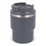 Copo takeaway de parede dupla compatível com cafeteiras 280 ml cor cinzento-escuro