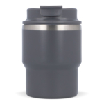 Copo takeaway de parede dupla compatível com cafeteiras 280 ml cor cinzento-escuro terceira vista