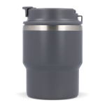 Copo takeaway de parede dupla compatível com cafeteiras 280 ml cor cinzento-escuro quarta vista