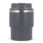 Copo takeaway de parede dupla compatível com cafeteiras 280 ml cor cinzento-escuro quinta vista