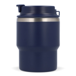 Copo takeaway de parede dupla compatível com cafeteiras 280 ml cor azul-escuro quarta vista