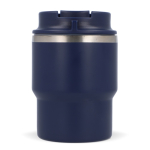 Copo takeaway de parede dupla compatível com cafeteiras 280 ml cor azul-escuro quinta vista