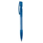 Caneta de plástico fabricada na Alemanha com tinta azul recarregável cor azul transparente terceira vista