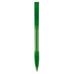 Caneta de plástico fabricada na Alemanha com tinta azul recarregável cor verde transparente segunda vista