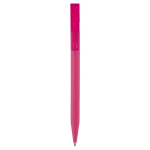 Caneta de plástico transparente com toque macio feita na UE cor cor-de-rosa segunda vista