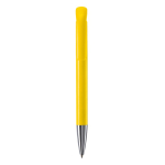 Caneta de plástico com acabamento mate fabricada na UE com tinta azul cor amarelo segunda vista