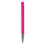 Caneta de plástico com acabamento mate fabricada na UE com tinta azul cor cor-de-rosa segunda vista